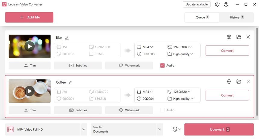 icecream video converter and compressor