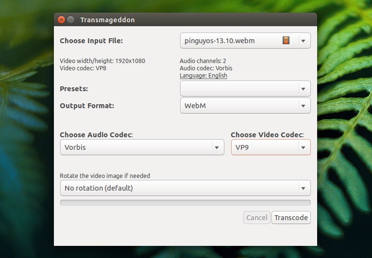 transmageddon video compressor linux